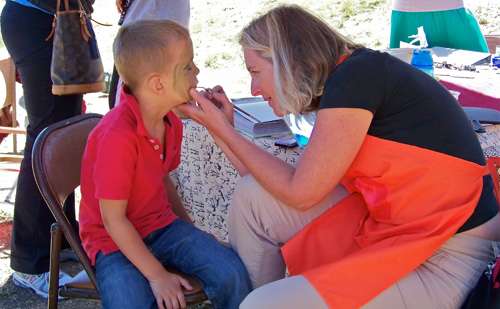 face-painting