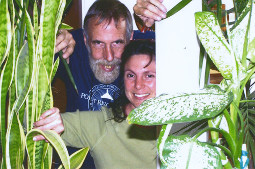 Victoria & I in jungle