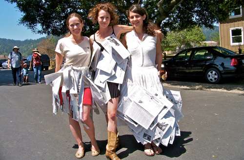 Newspaper-dresses